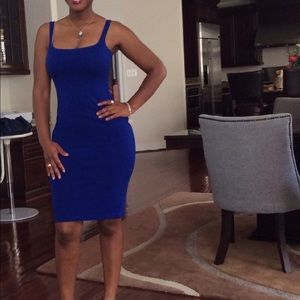 Cobalt Blue American Apparel Dress